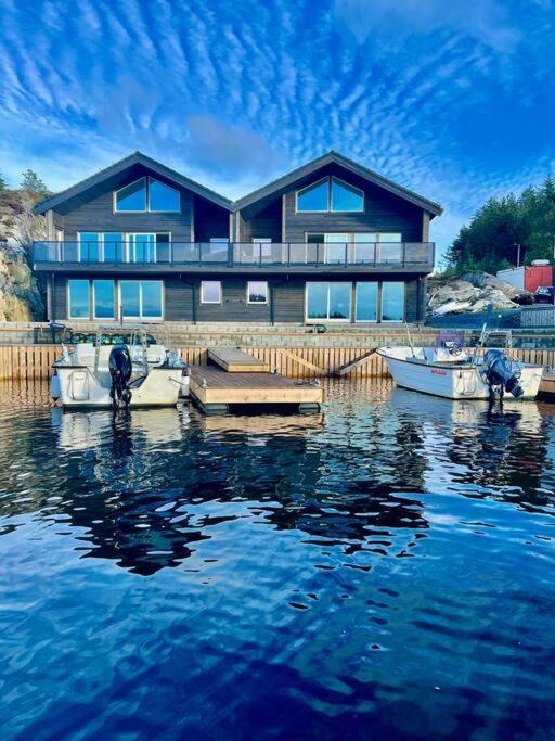 Eksklusiv Rorbu - Havblikk 1 - Batutleie Villa Bekkjarvik Bagian luar foto