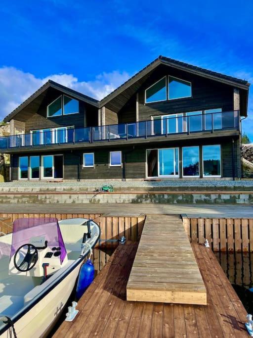 Eksklusiv Rorbu - Havblikk 1 - Batutleie Villa Bekkjarvik Bagian luar foto