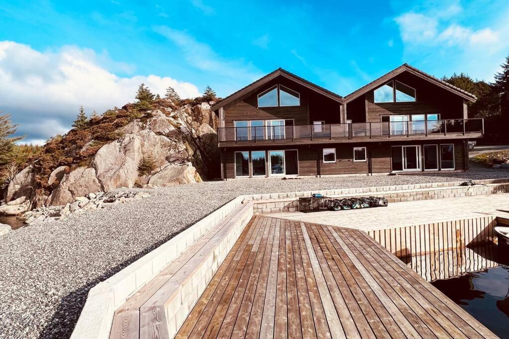 Eksklusiv Rorbu - Havblikk 1 - Batutleie Villa Bekkjarvik Bagian luar foto