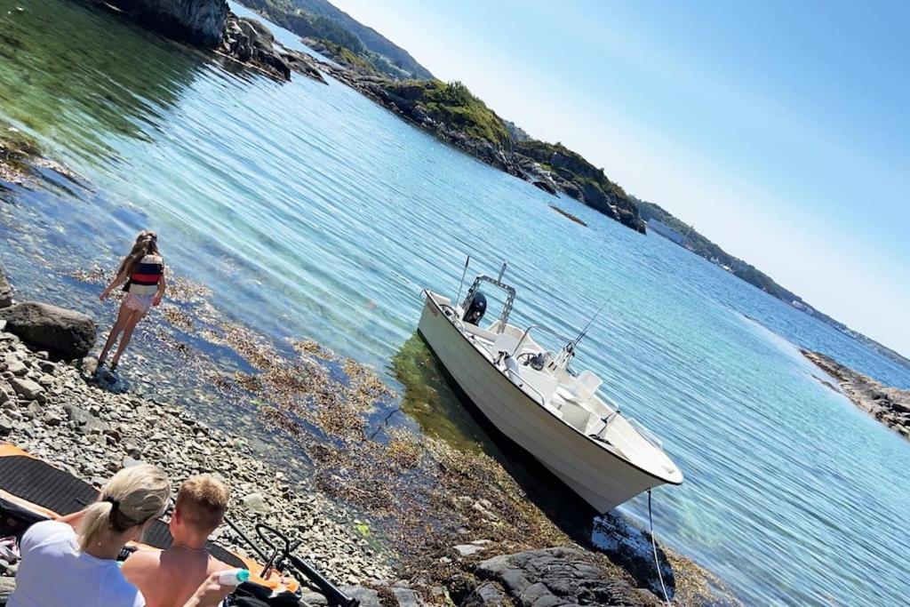Eksklusiv Rorbu - Havblikk 1 - Batutleie Villa Bekkjarvik Bagian luar foto