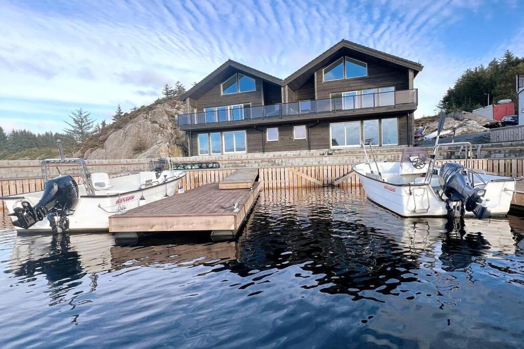 Eksklusiv Rorbu - Havblikk 1 - Batutleie Villa Bekkjarvik Bagian luar foto